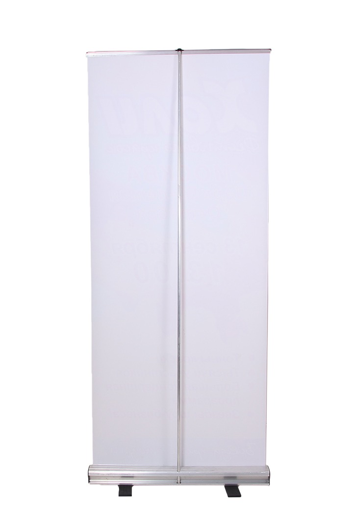 Купить ролл-ап 85х200 см с баннером (1 стойка) "Gazprom"