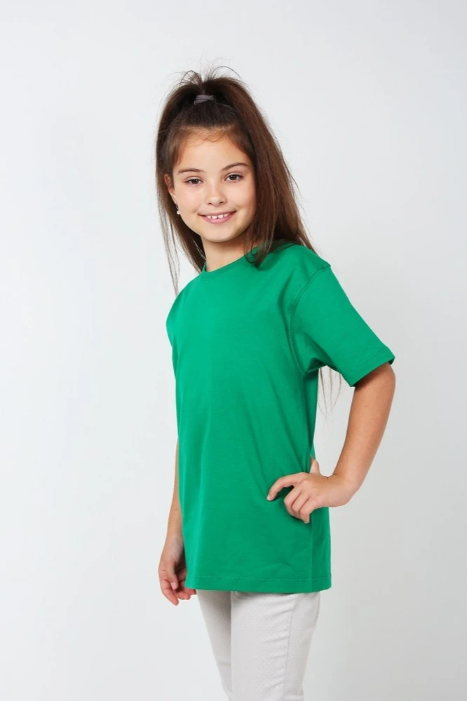 Купить футболку Премиум детскую зелёную