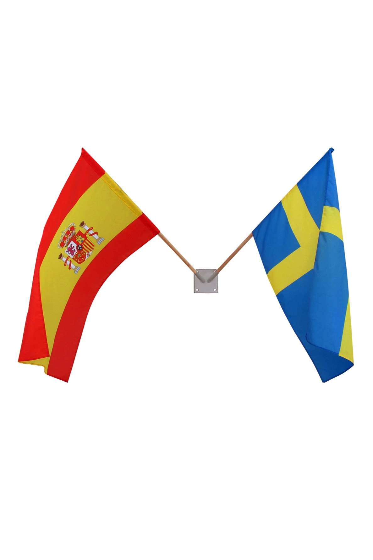 Кронштейн уличный настенный на 2 штока с алюминиевыми древками 1,5 м#2