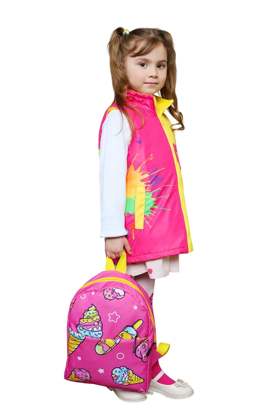 Жилет Пилот с подкладом из флиса детский, с полной запечаткой#5