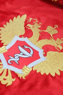 Купить знамя министерства здравоохранения вышитое на бархате