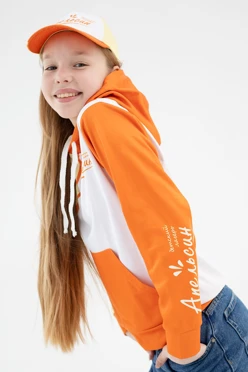 Купить худи детский "Апельсин" с полной запечаткой