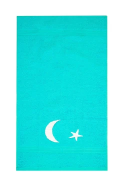 Купить полотенце махровое 40х70 см с вышивкой (Ituma), светло-голубое