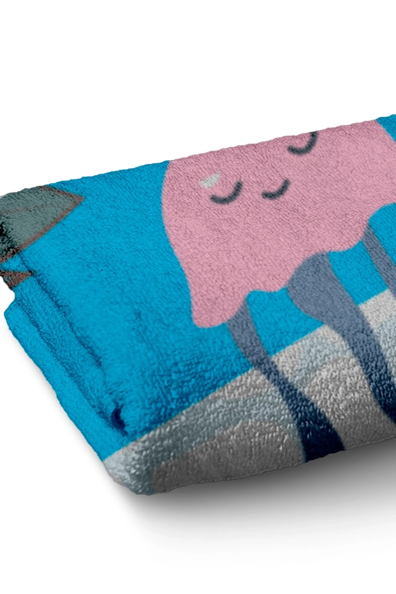 Полотенце махровое 70х140 cм печать с двух сторон "Summer time"#1