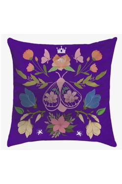 Купить подушку 45х45 см, с принтом "Royal Flowers"