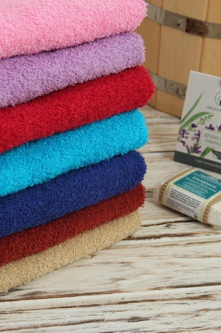 Полотенце махровое 50х90 см (Ituma), однотонное#1