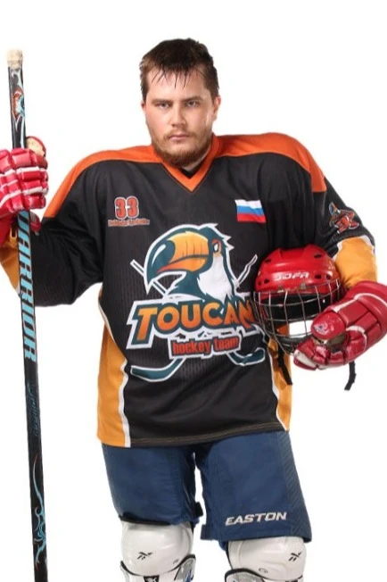 Свитер хоккейный игровой взрослый с полной запечаткой "Toucan"#1