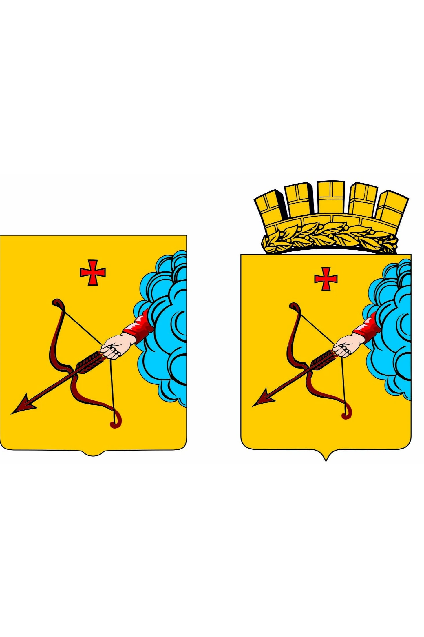 Герб Кирова 53х61 см, печатный#1 Герб Кирова 53х61 см, печатный#1