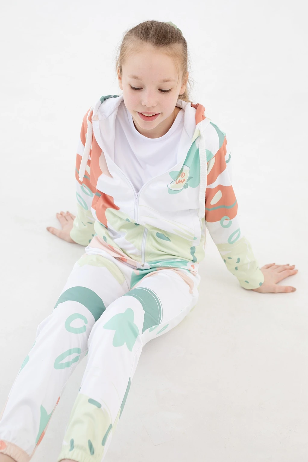 Балахон Ронни детский из адидаса с полной запечаткой "Eco camp"#4