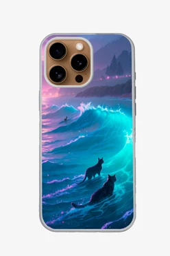 Купить чехол для iPhone 16 Pro Max с принтом "Wave"