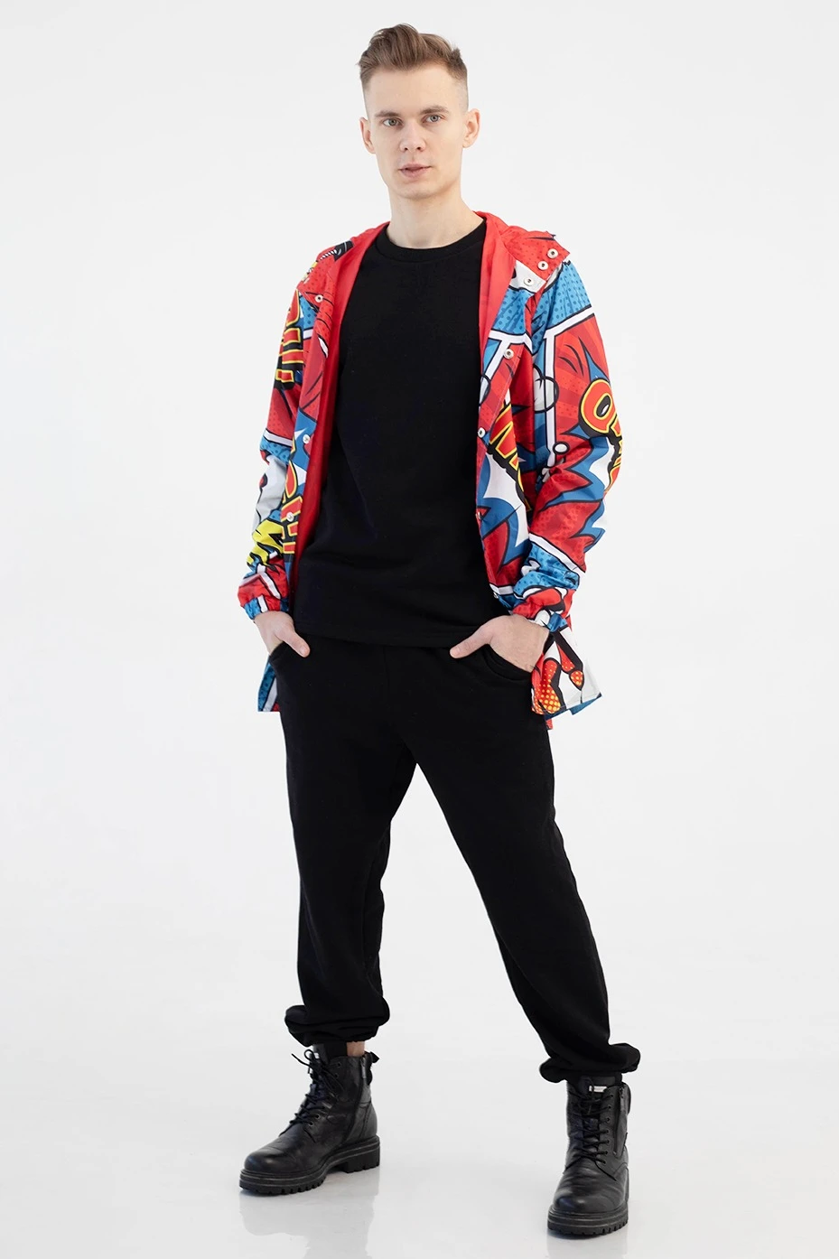 Ветровка Энерджи унисекс с полной запечаткой "OMG"#2 Ветровка Энерджи унисекс с полной запечаткой "OMG"#2