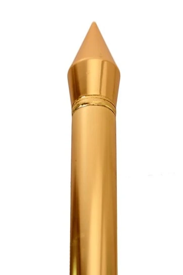 Навершие Конус металлическое хромированное под золото#3 Навершие Конус металлическое хромированное под золото#3