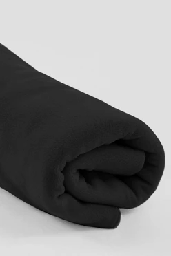 Купить плед Эконом (без обработки) флисовый 120х160 см, однотонный черный