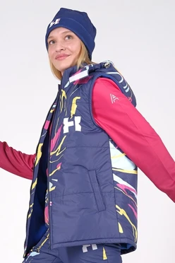 Купить жилет Диего на синтепоне с капюшоном унисекс "Plosion"