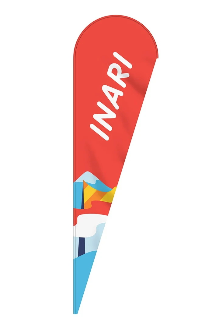 Купить флаг Капля 90х340 см шелк