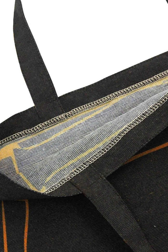 Купить сумку Эко Колор из двунитки 30х40 см "Orange bag"