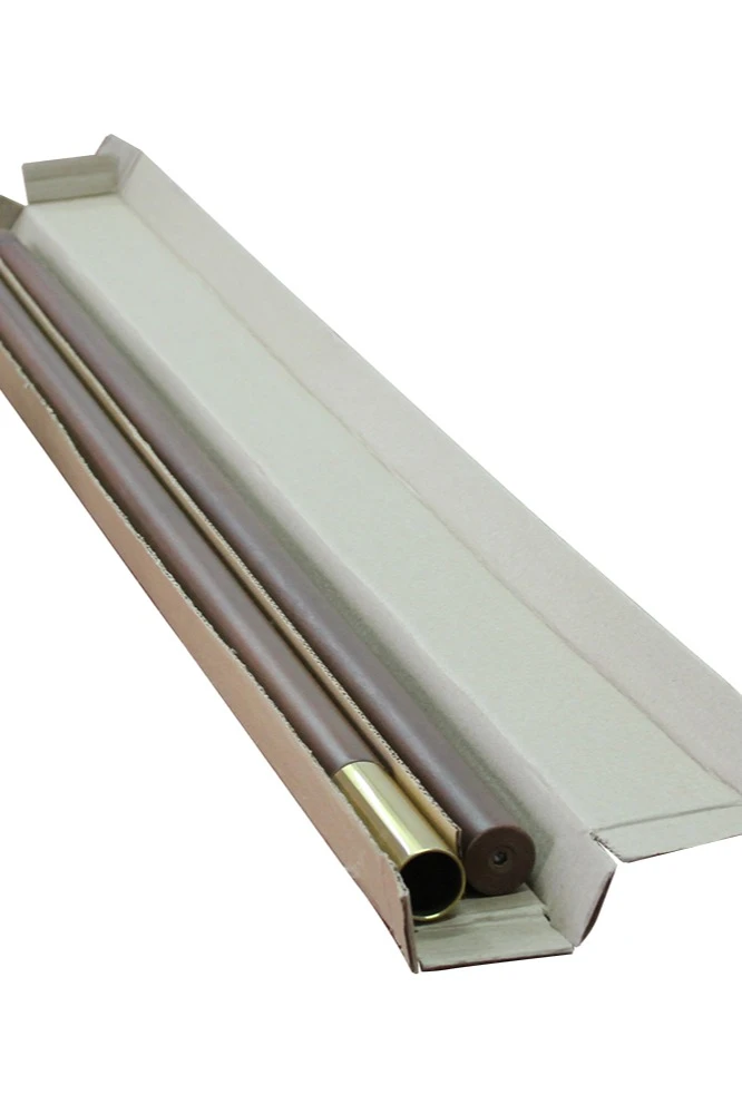 Древко деревянное из бука с латунной гильзой 2,5 м, Ø 35 мм#6