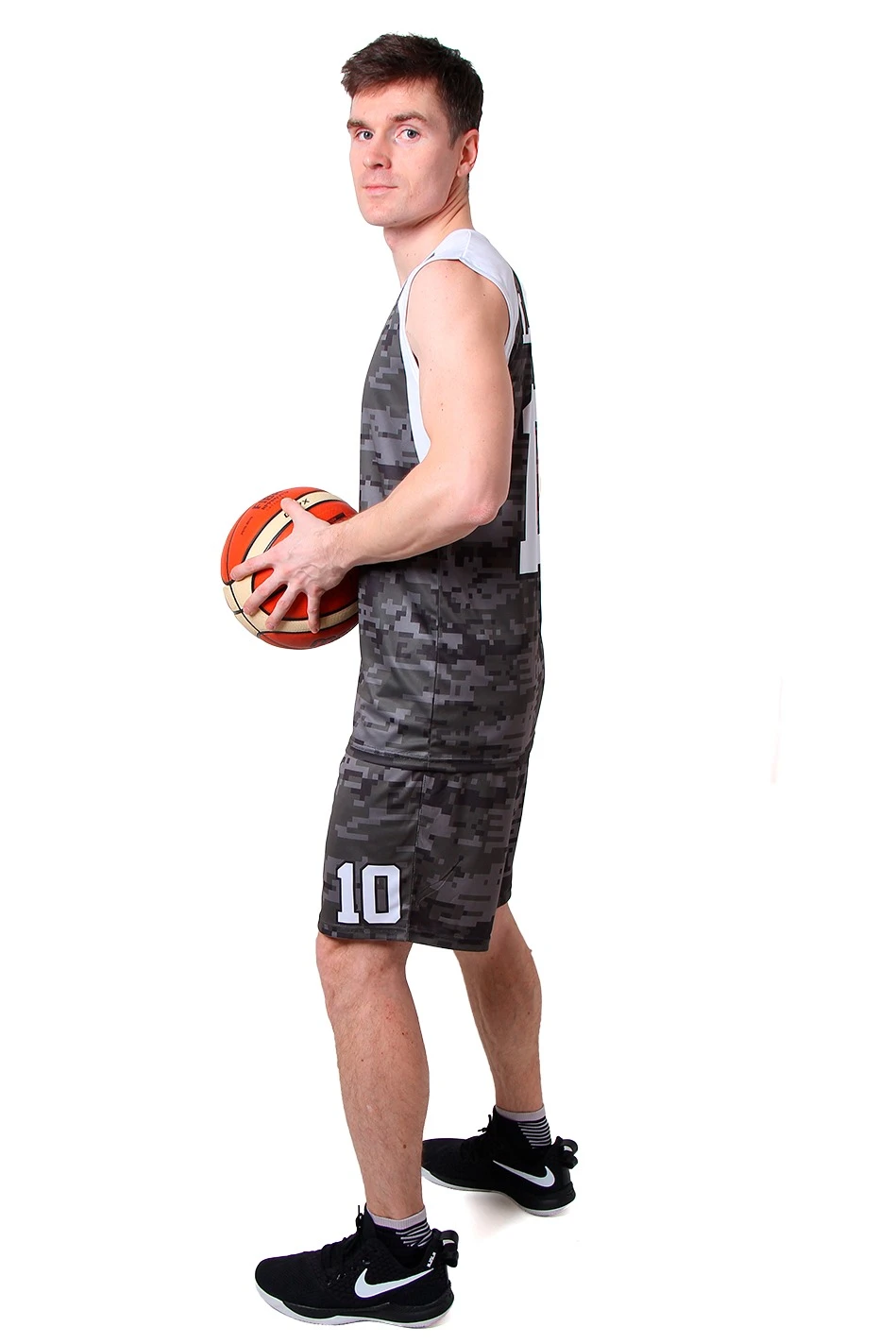 Баскетбольная форма Рассел мужская с полной запечаткой "LINDSEY"#4