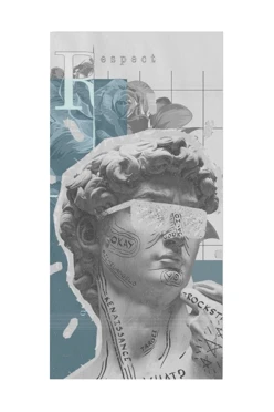 Купить полотенце махровое 70х140 cм (Ituma) c принтом "David 2" Купить полотенце махровое 70х140 cм (Ituma) c принтом "David 2"