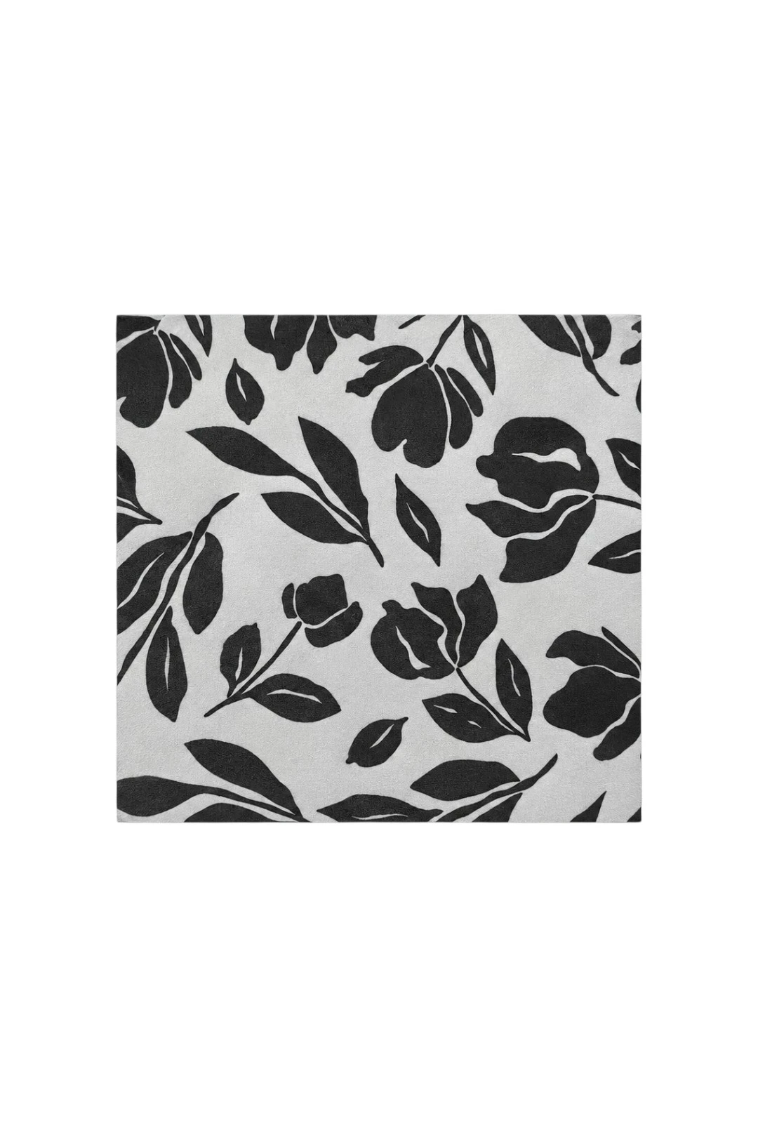 Купить салфетку из микрофибры 20х20 см с полной запечаткой "Black leaves"