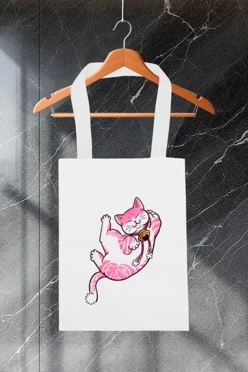 Купить сумку Бэлл из оксфорда 30х40 см, с принтом "For good luck" Купить сумку Бэлл из оксфорда 30х40 см, с принтом "For good luck"