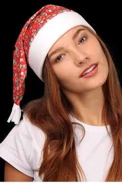 Купить колпак Новогодний с принтом "Christmas"