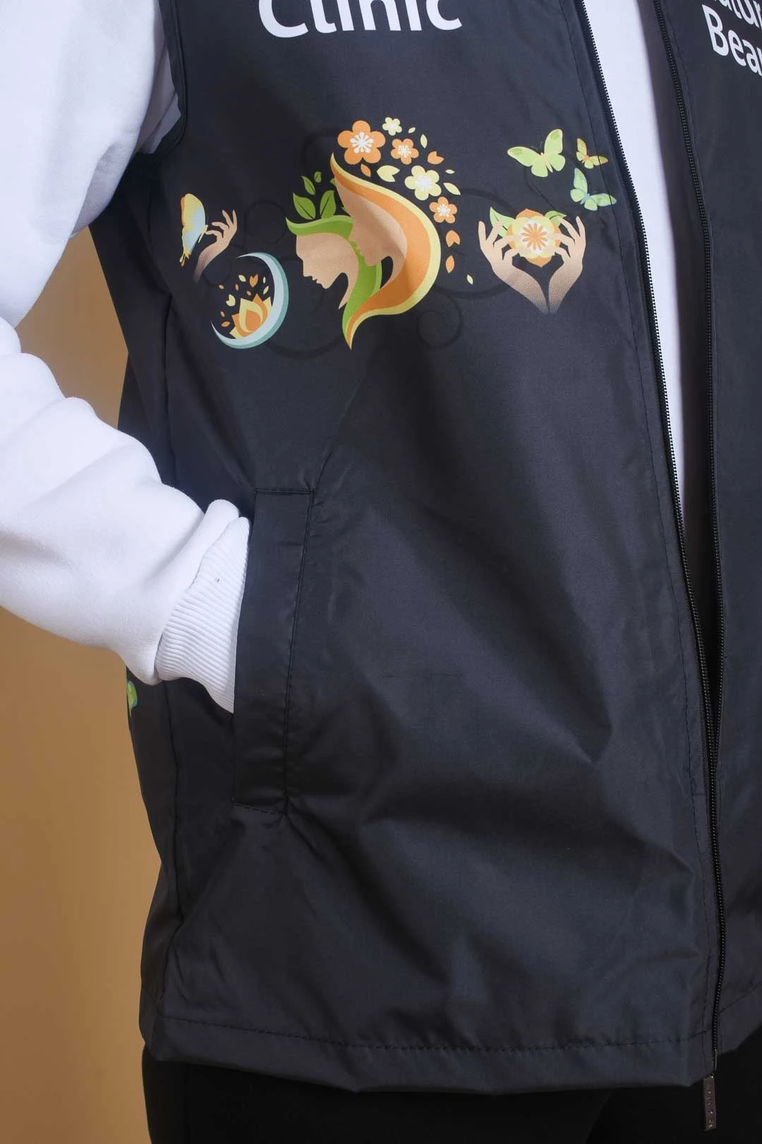 Жилет Брендон без капюшона унисекс, с полной запечаткой "Natural Beauty"#3