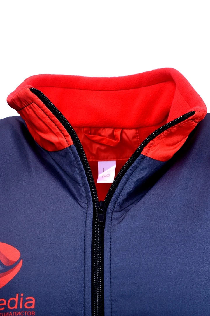 Жилет Пилот с подкладом из флиса унисекс, с полной запечаткой#5