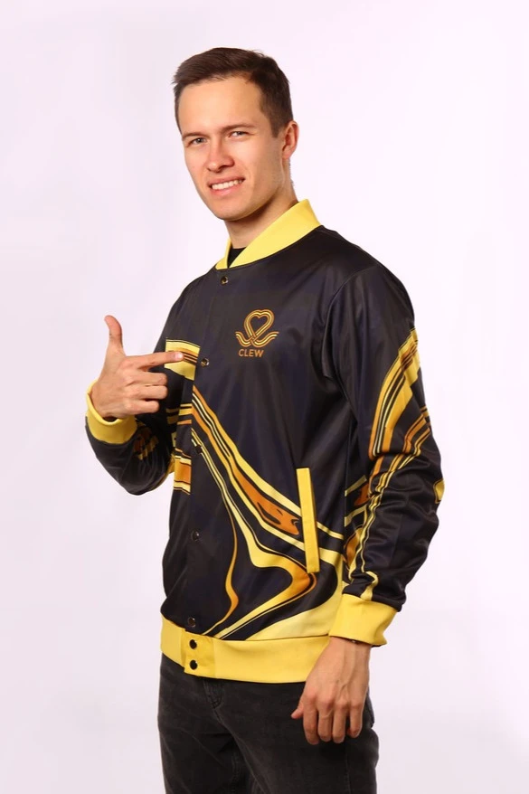 Купить бомбер "CLEW" унисекс с полной запечаткой