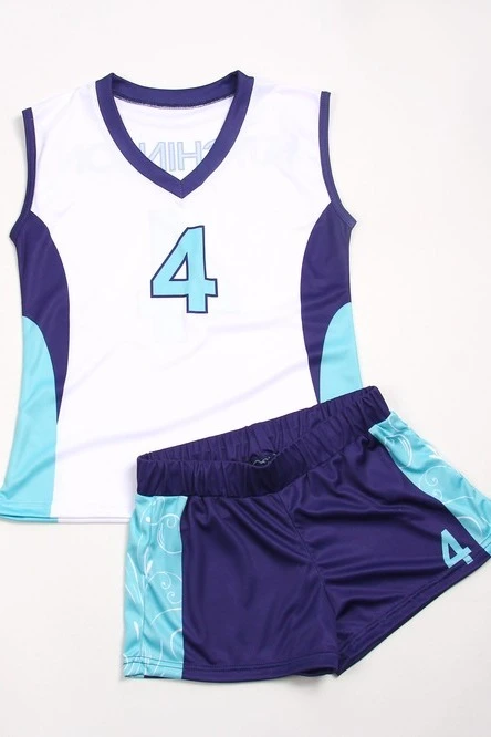 Волейбольная форма Изи женская с полной запечаткой "4"#1