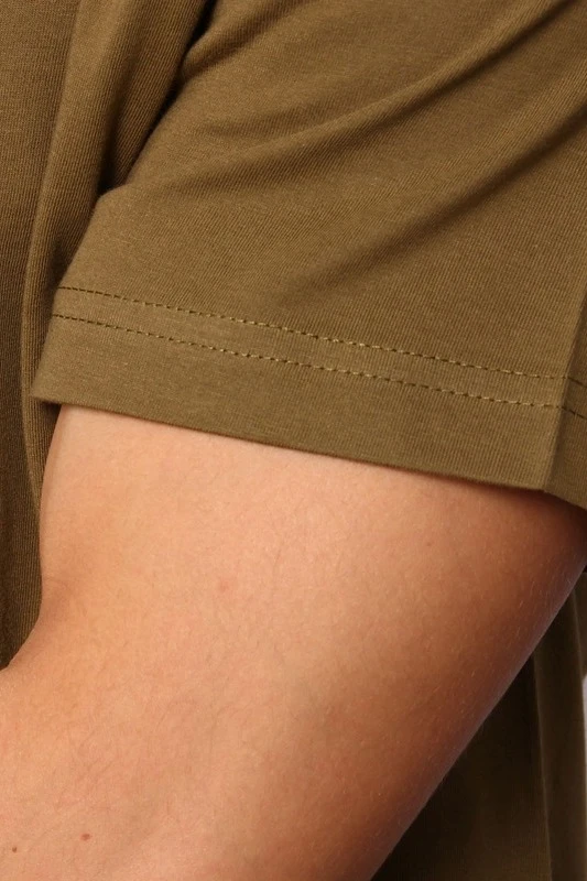 Футболка Премиум унисекс (Modern) однотонная светло-оливковая (хлопок)#2