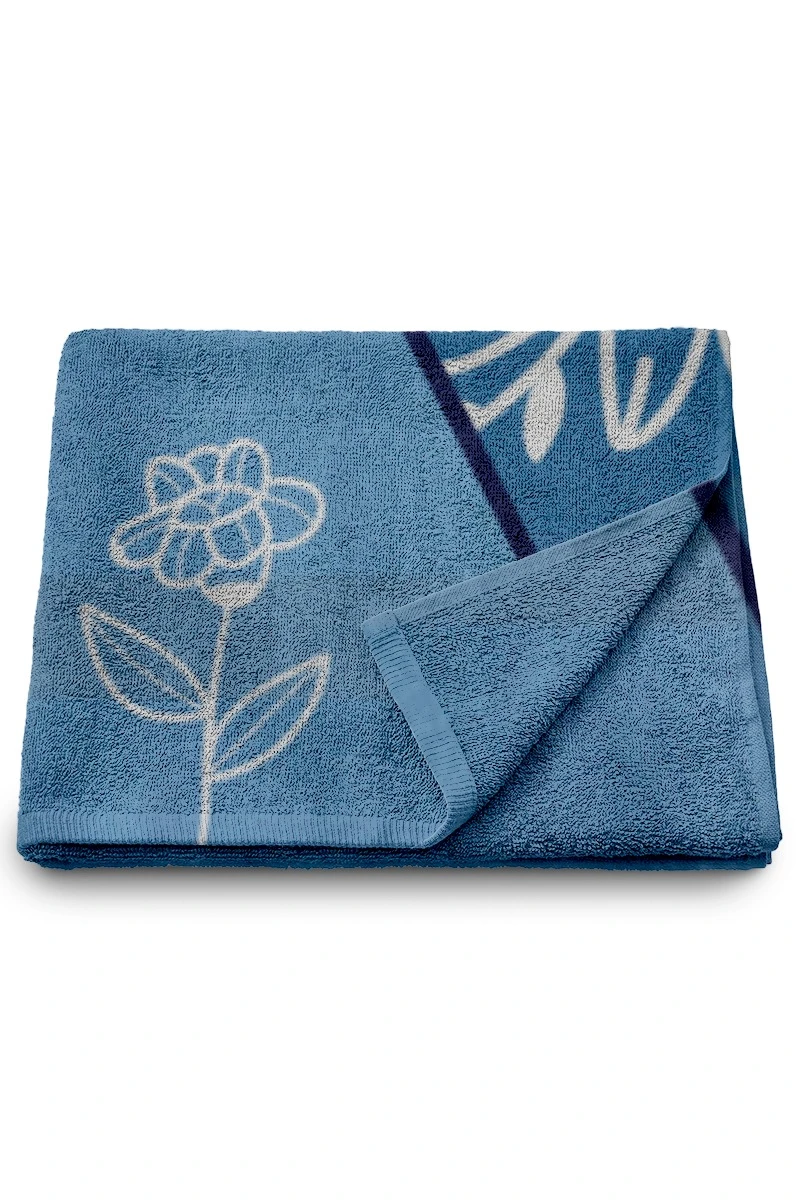 Купить полотенце махровое 50х90 cм с печатью (Color) "Enjoy and relax"