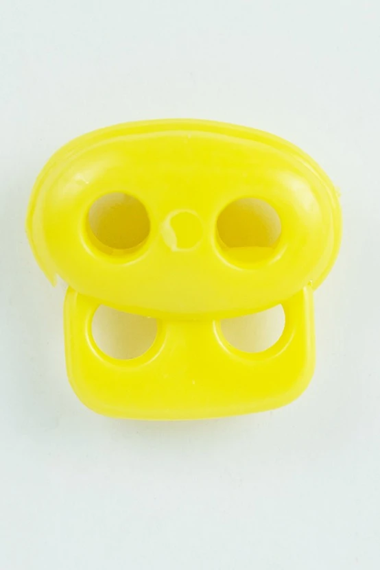 Купить фиксатор пластиковый 23х19 мм, 200 шт, желтый