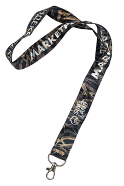 Лента для бейджа атлас ширина 2,5 см, с карабином-люкс, с печатью#1 Лента для бейджа атлас ширина 2,5 см, с карабином-люкс, с печатью#1