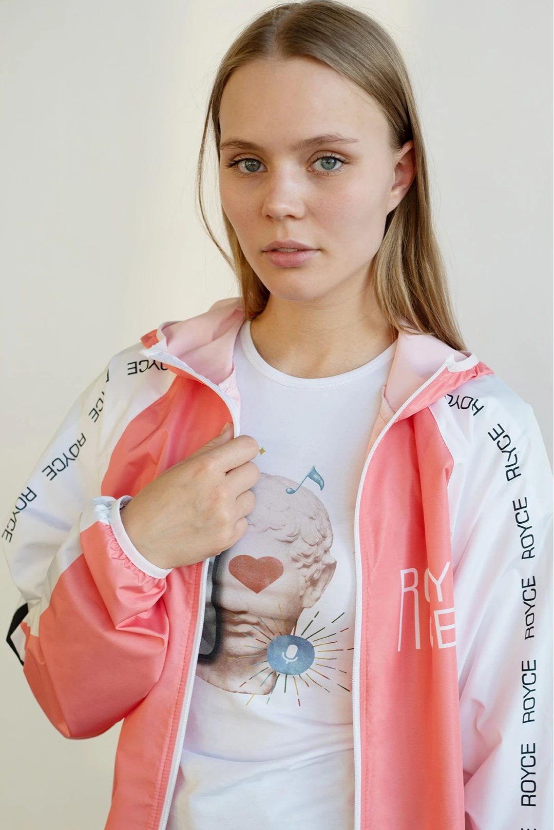 Ветровка Ройс унисекс с полной запечаткой "RoycePink"#2