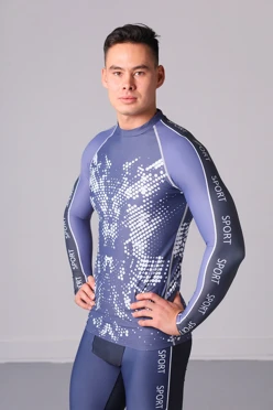 Купить рашгард Конер велосипедный взрослый с полной запечаткой "Platina"