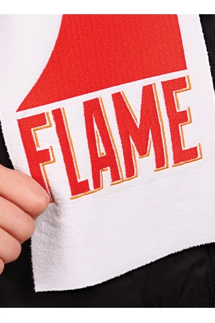 Шарф флисовый однослойный 15х150 см, однослойный "Con Flame"#6