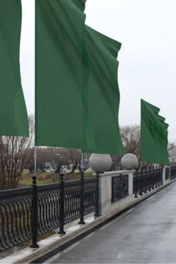 Купить Флаг расцвечивания 100х300 см темно-зеленый