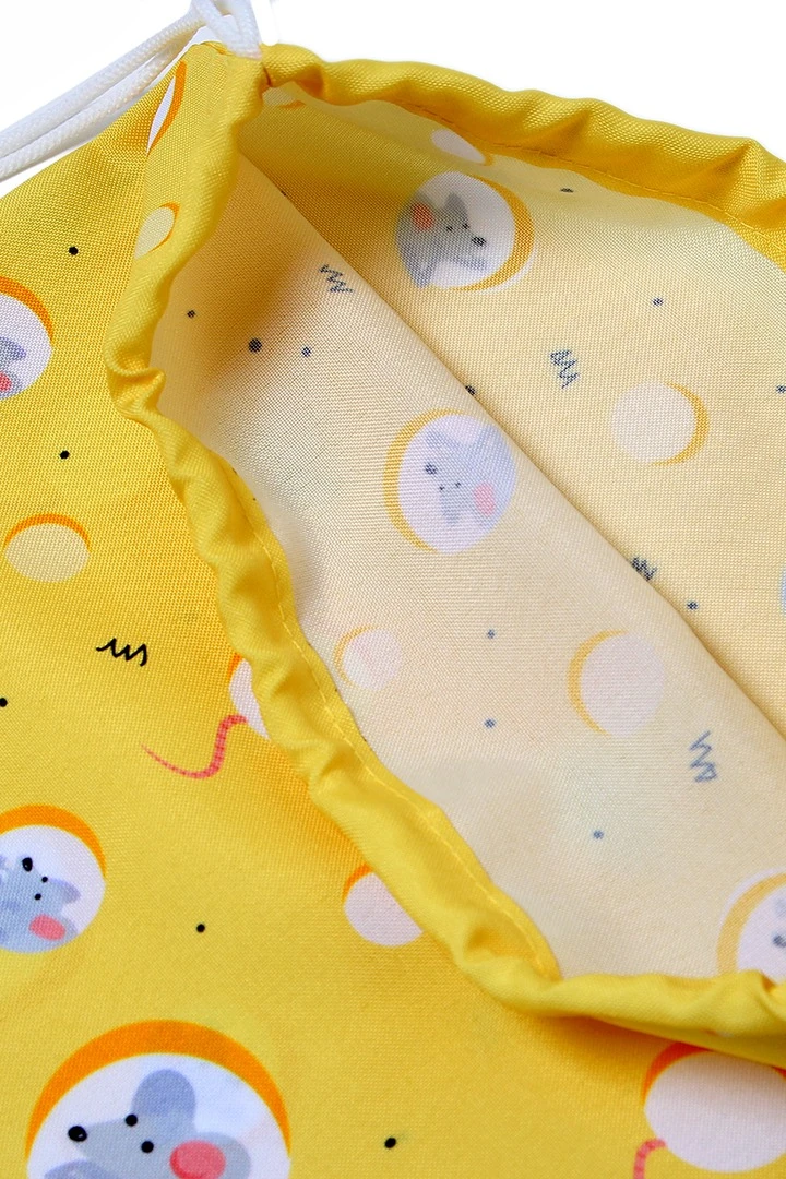 Рюкзак Уолкер из габардина 30х40 см с люверсами, с полной запечаткой "Mouse in cheese"#5