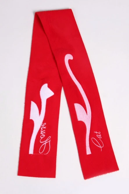 Шарф флисовый однослойный 15х130 см, однотонный "Cat House"#5