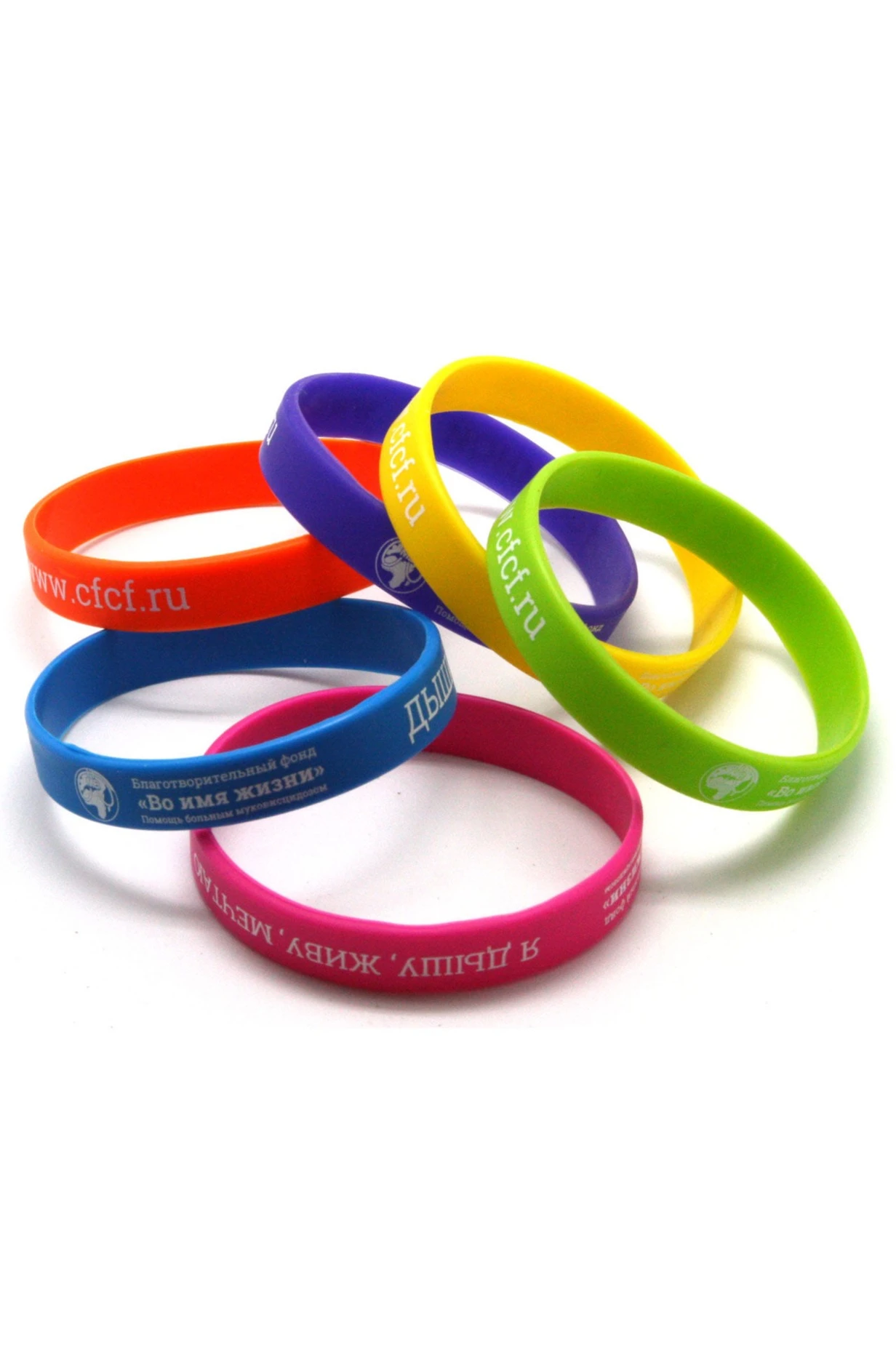 Браслет силиконовый женский "In the Name of Life"#2