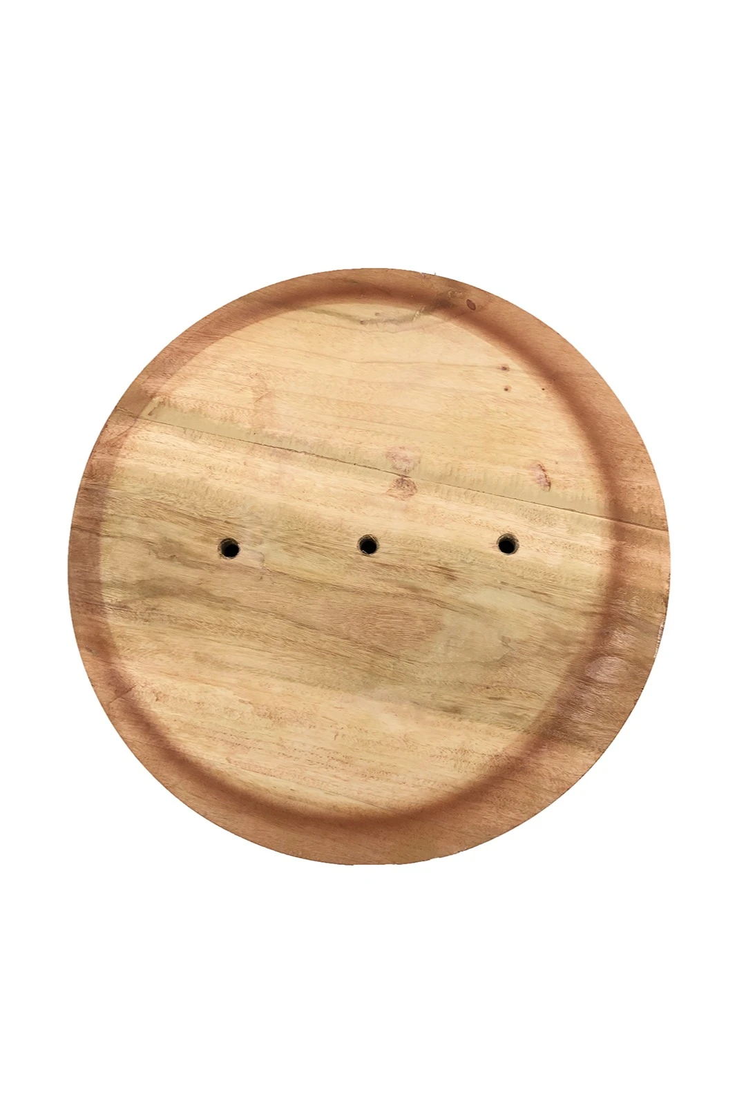 Основание деревянное Тарелка 3 штока, каштан#4