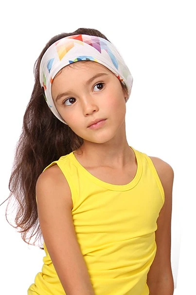 Повязка двухслойная из бифлекса детская, с полной запечаткой "Pixel"#1 Повязка двухслойная из бифлекса детская, с полной запечаткой "Pixel"#1