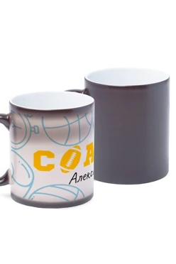 Кружка-хамелеон с принтом "Coach"#1