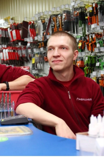 Толстовка Харисон флисовая без капюшона унисекс, однотонная "Square"#2