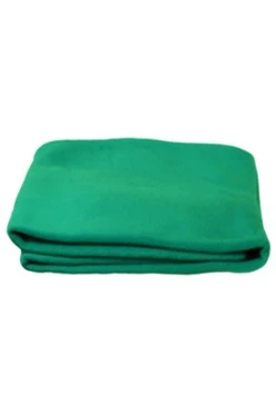 Купить зелёный плед Классик флисовый 155х170 см