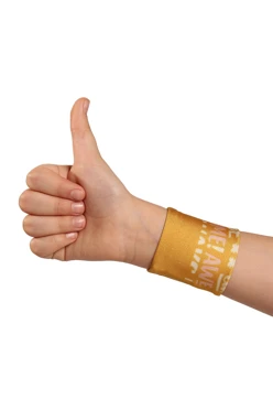 Купить напульсник полиэстеровый детский "Be Awesome" 6х6 см