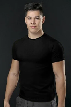 Купить черную футболку Атлетик унисекс