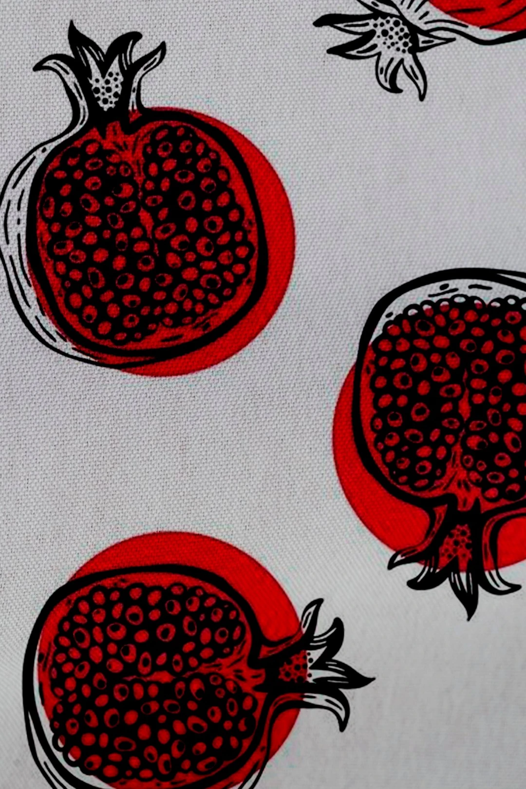 Панама Техас с полями на кнопках, с полной запечаткой "Pomegranate"#2