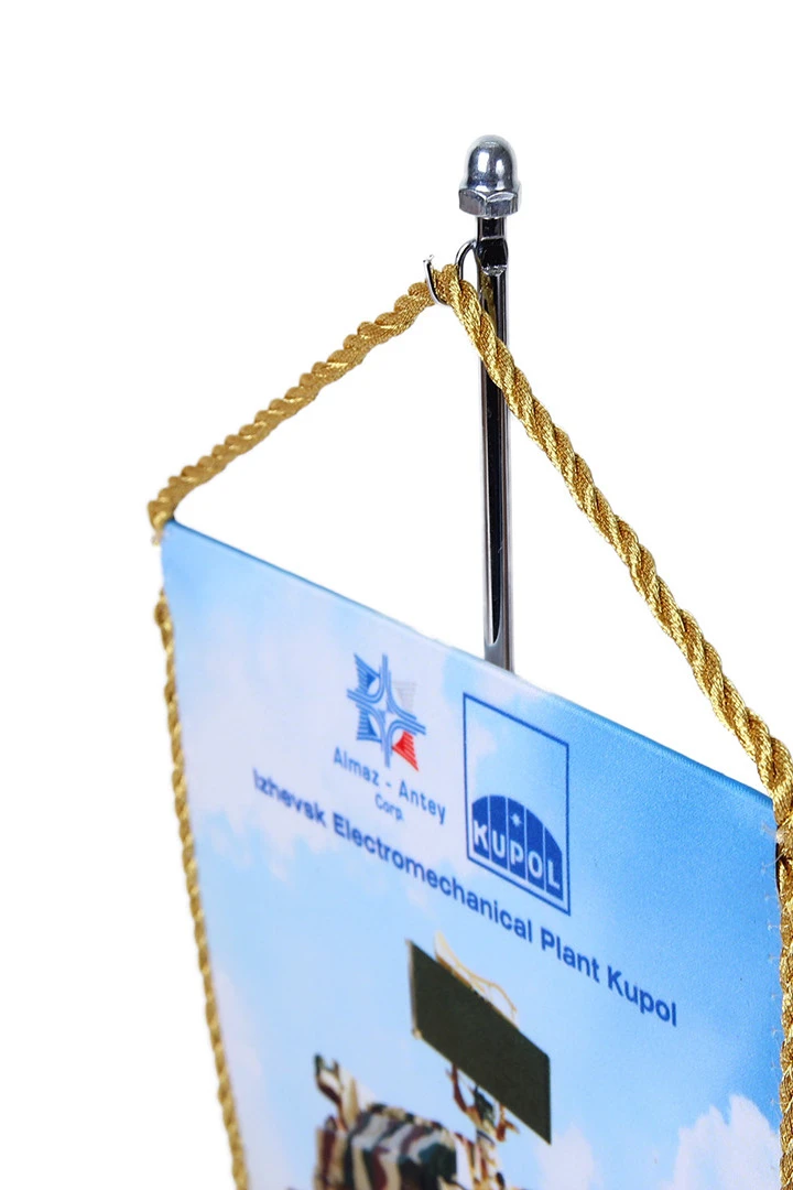 Вымпел Угол печатный из атласа со шнуром и кистью, 15х22 см "TOR-M2E"#2